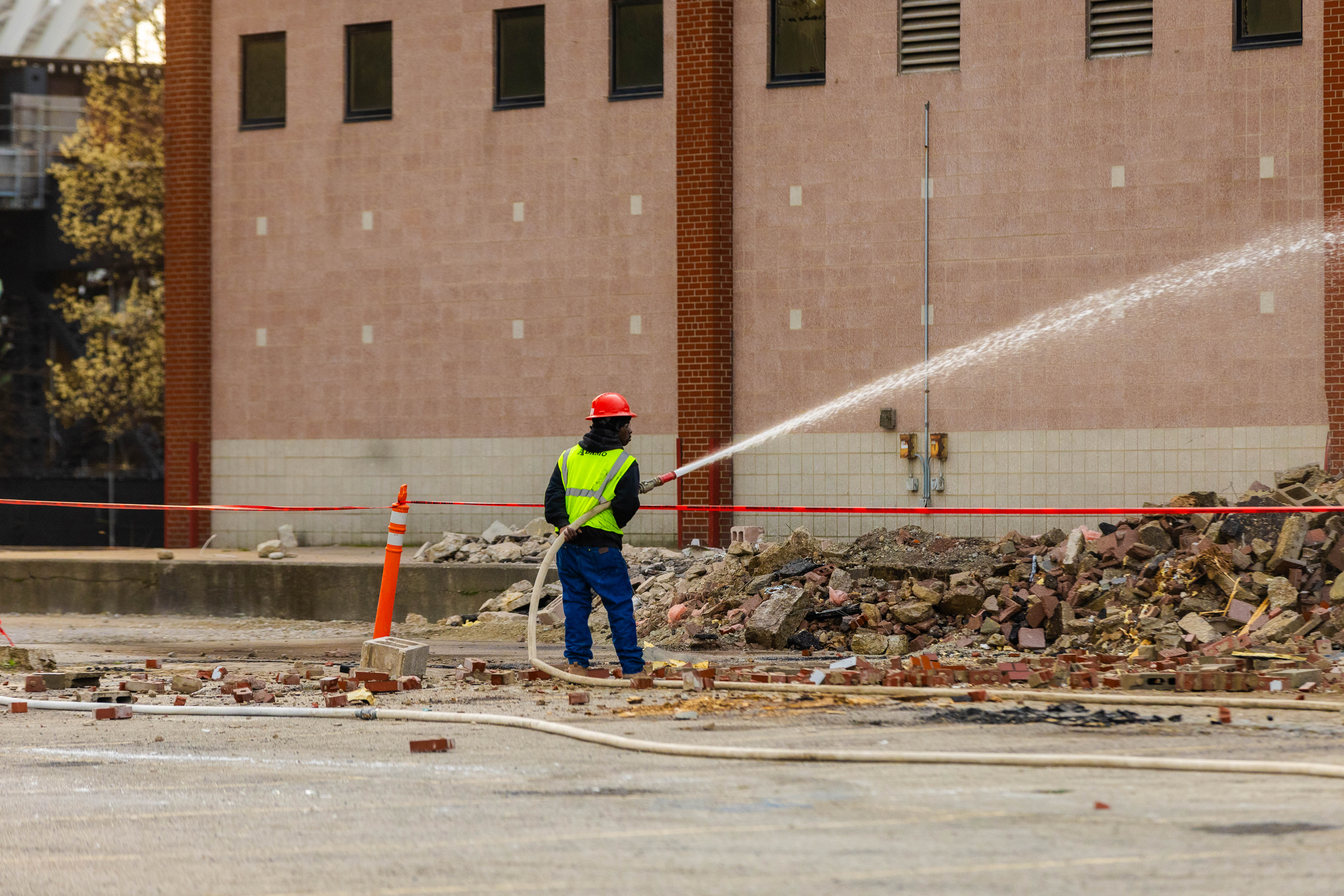 Worker on site