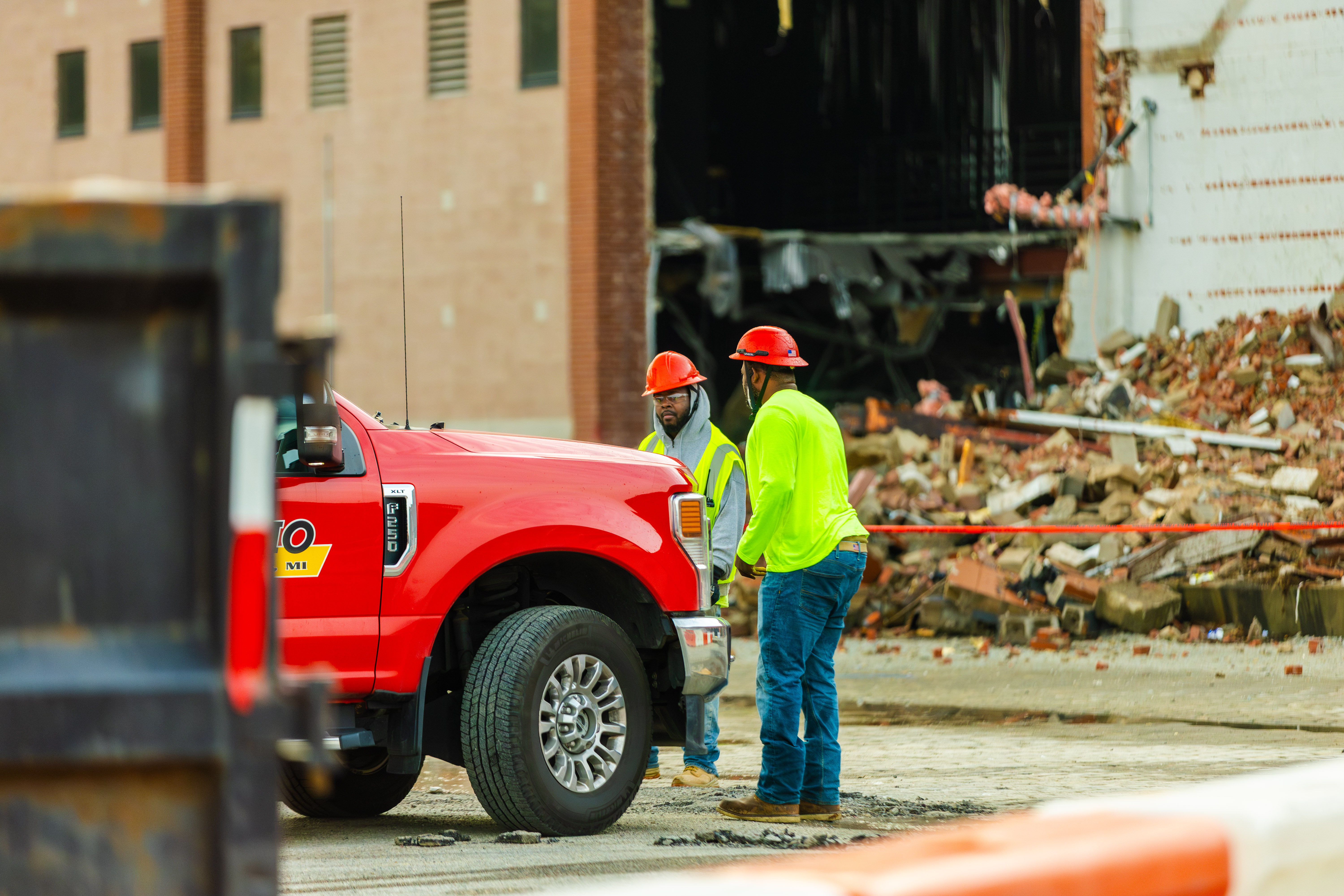 Crew on job site